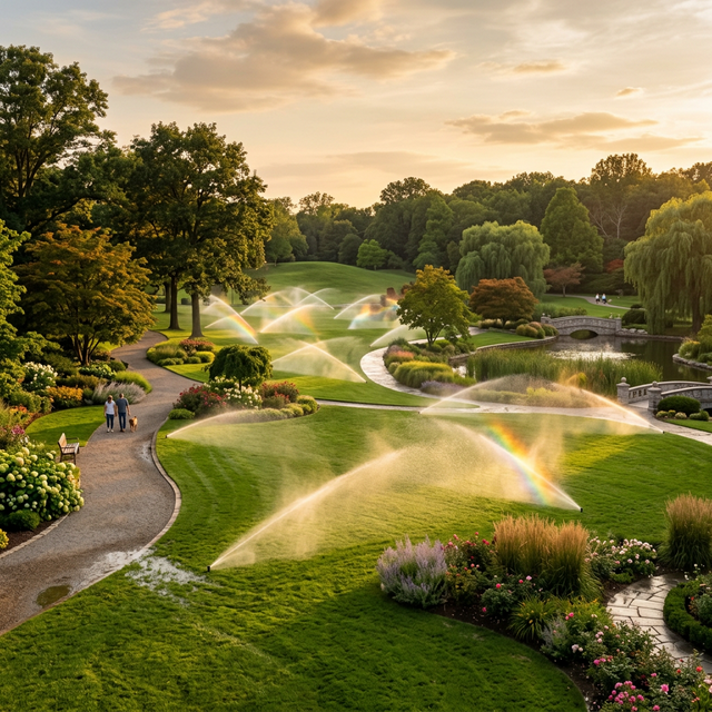 Büyük Alan Çoklu Yağmurlama Sistemi